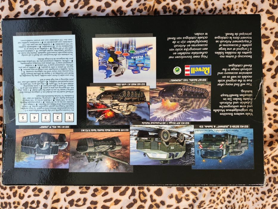 Збірні моделі танків Tiger ll Ausf.B, Panther Ausf.G