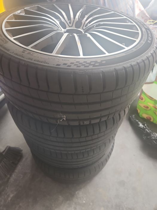 "Mega negócio " 4 Jantes 18" Estilo AMG Look New Turbine +4 Pneus Michelin Pilot Sport 5 + Sensores TPMS (Como Novo)