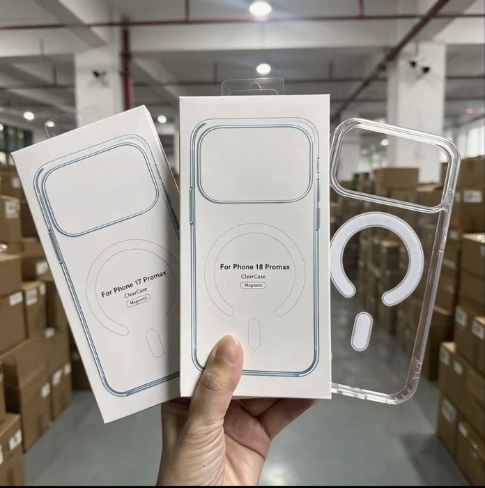 Всі моделі! Чохол Clear Case with MagSafe для iPhone 18 18 pro 18 pro max та інші / Прозорий чохол з Магсейф на Айфон / Чехол для телефона iPhone