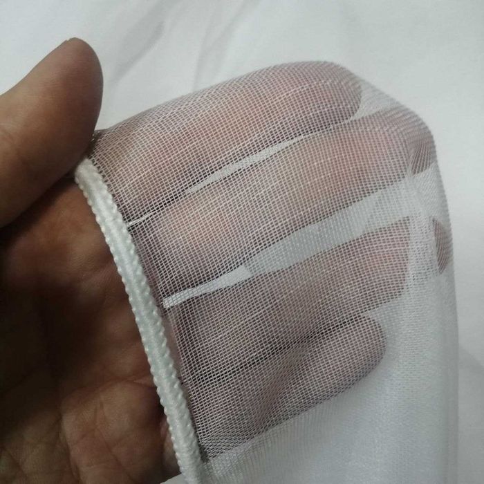 Тюль на основі бамбуку | люкс якість | висота до 3,1м | білий молочний