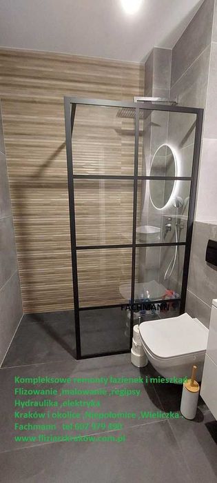 Remonty łazienek balkonów ,hydraulika ,elektryka .Kompleksowo.