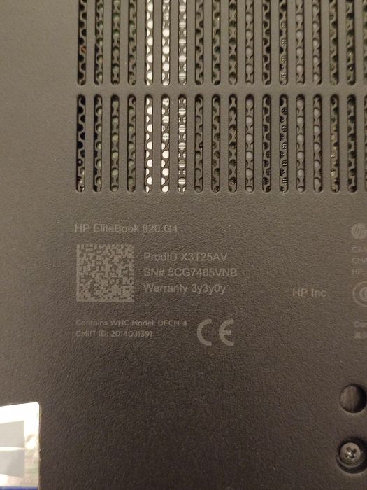 Продам ноутбук hp elitebook 820 g4