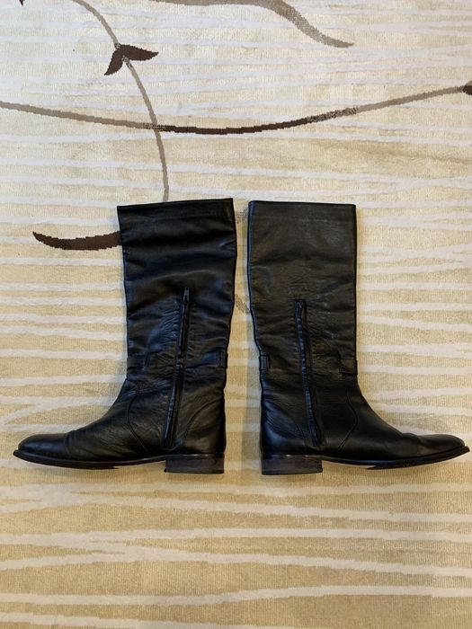 Сапоги кожаные