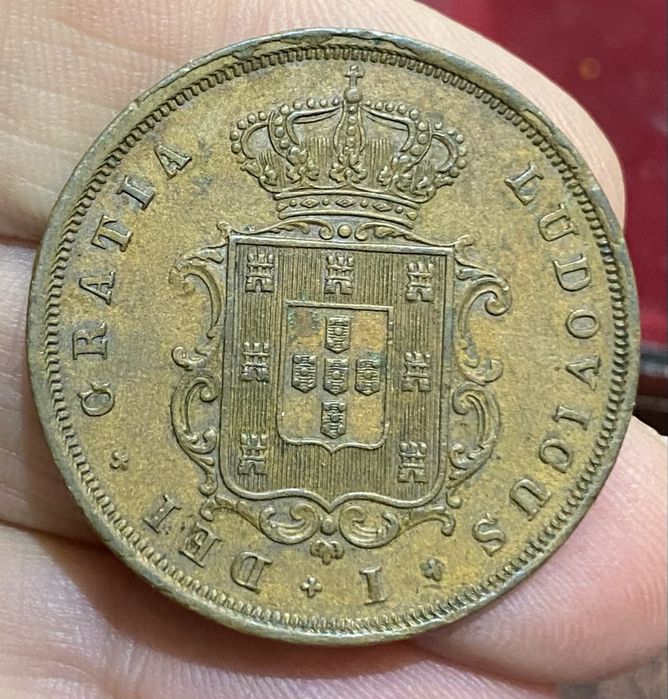 Moeda 1613 - D. LUIS I - X Reis 1867