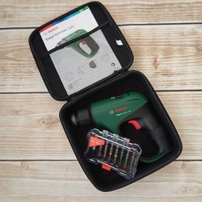 Bosch Młotowiertarka Akumulatorowa Home Garden EasyHammer 12V LED 3w1