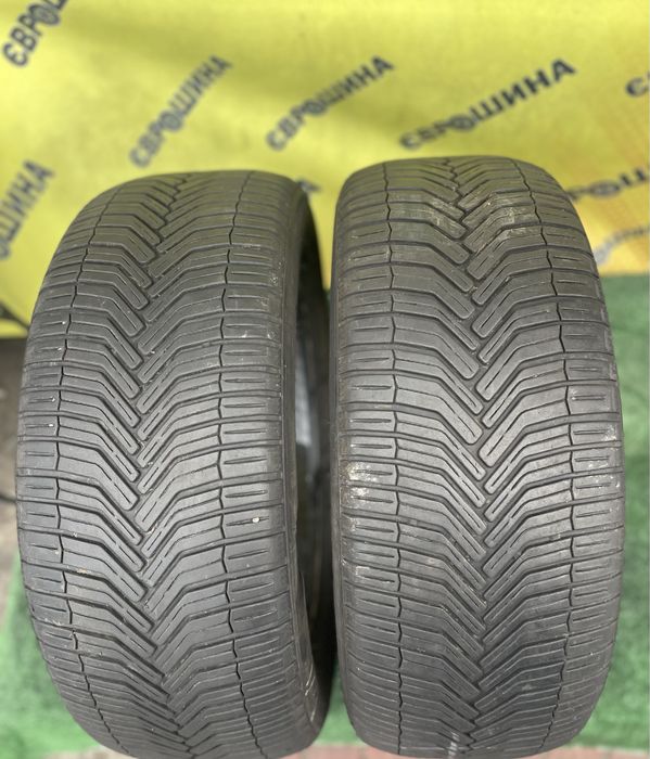 Michelin 225/55r18 пара резина шини б/у склад оригінал