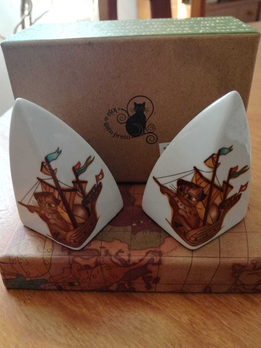 Saleiro e pimenteiro Gato Preto