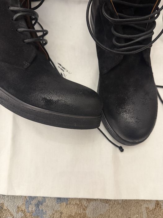 Черевики Marsell нові Zucca Zeppa Black Leather Ankle Boot ботинки