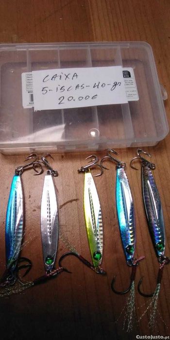 Material de pesca,as informações e preços estão nas fotos ,tudo novo.