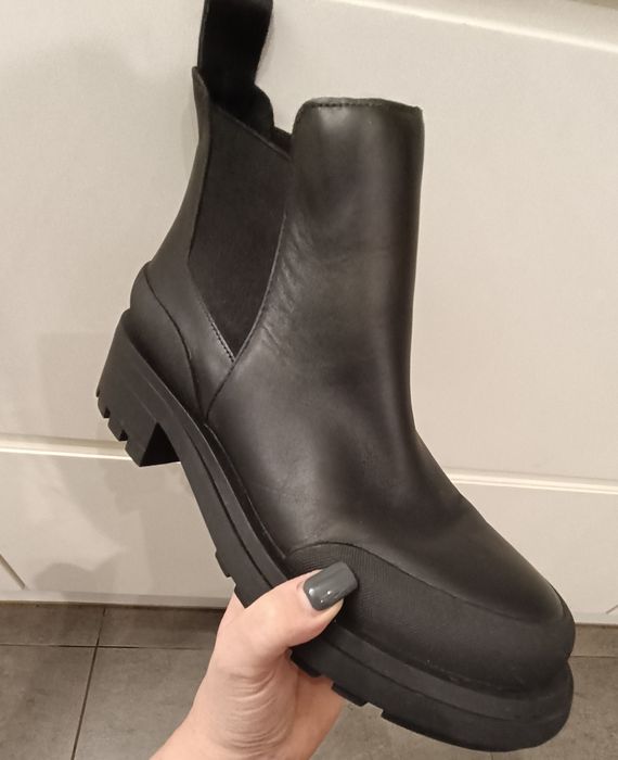 Botki Zara skóra 40