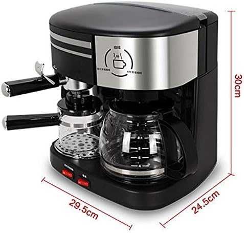 Electric Espresso & Cappuccino Maker 2-Cup 3 in 1  ( falta 1 botão)