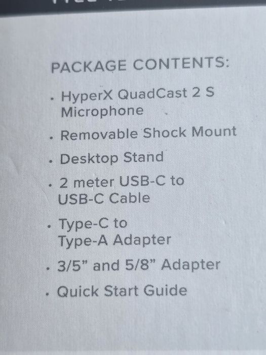 Microfone Hyperx Quadcast 2S447381261066577922