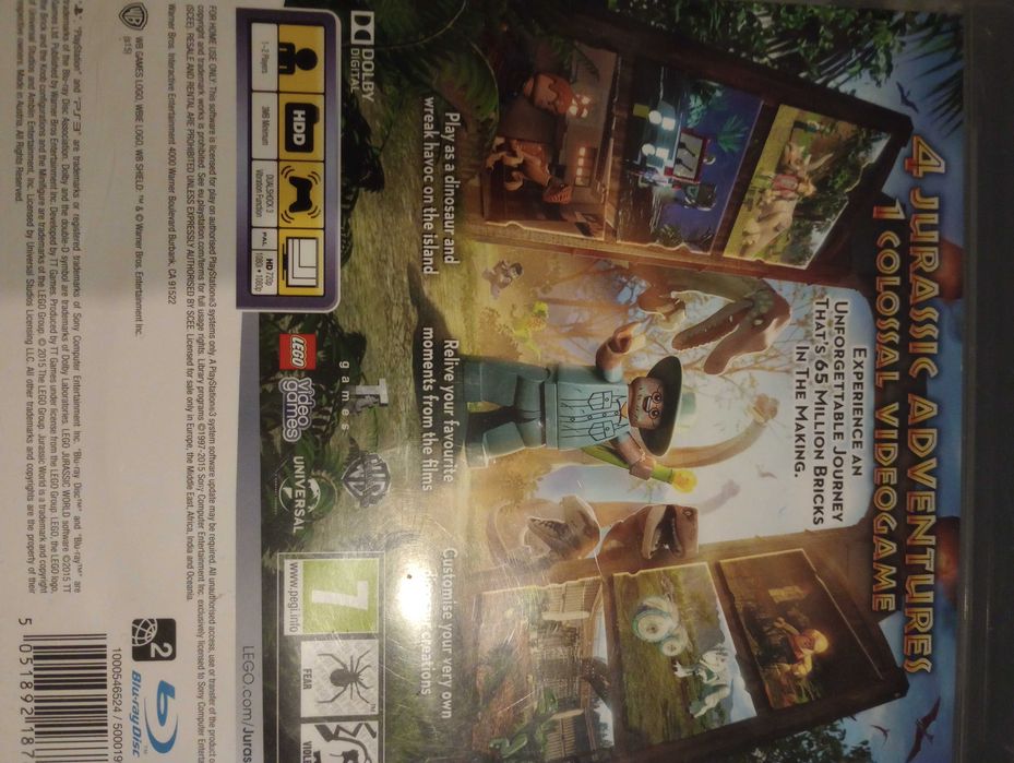 PS3 LEGO Jurassic World PlayStation 3