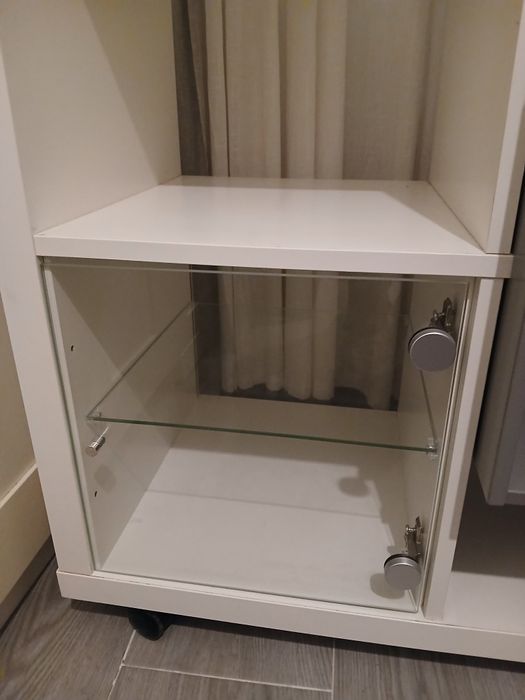Cubo de vidro para estante kallax do ikea