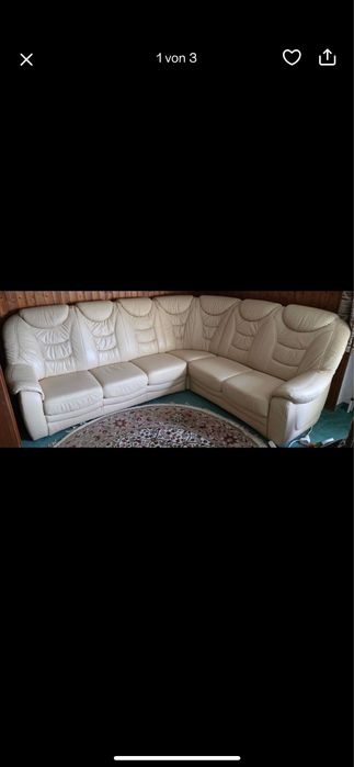 Шкіряний уголок з Германії