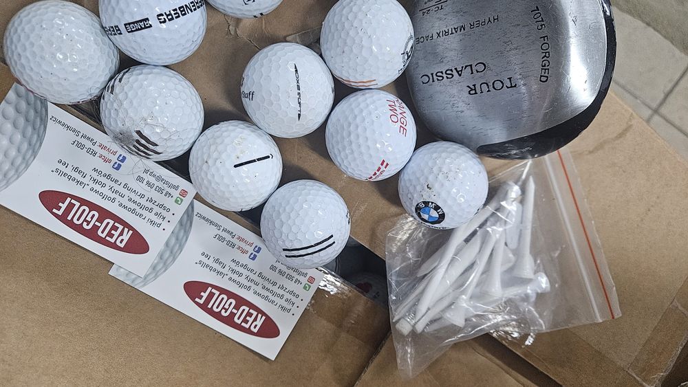 Zestaw poczatkujacego Golfisty 3 kije + pilki.