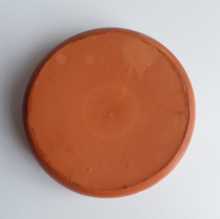 Cinzeiro em barro com publicidade, para colecção