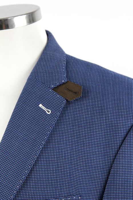 DIGEL Чоловічий трикотажний вовняний синій піджак. Оригінал. (XL)