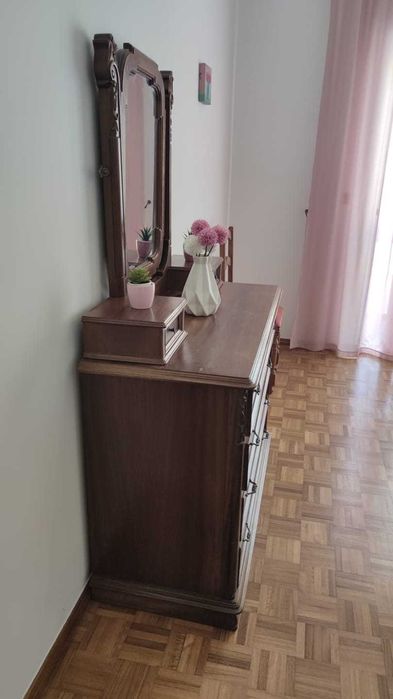 Mobília quarto casal madeira