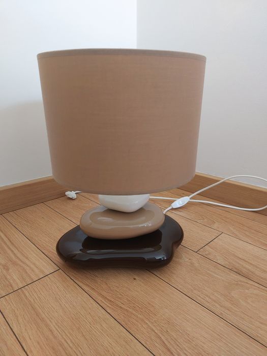 Beige and Brown Lamp