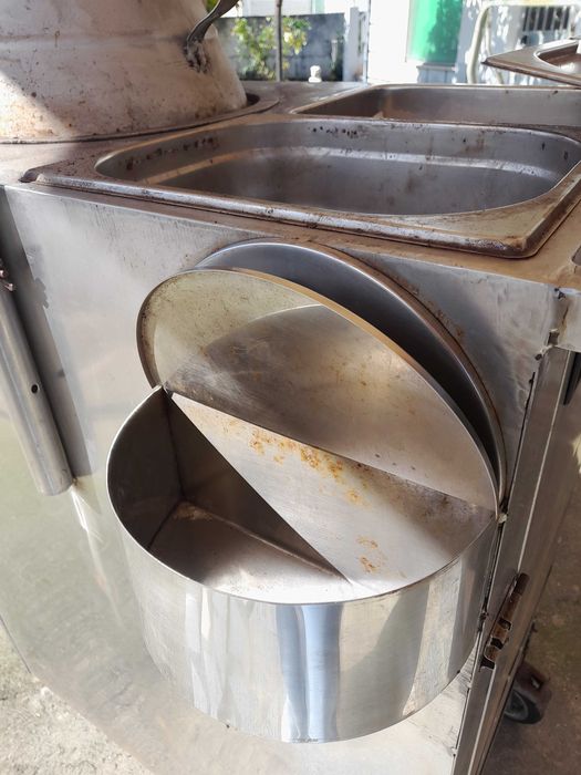 Carro de Castanhas em Inox