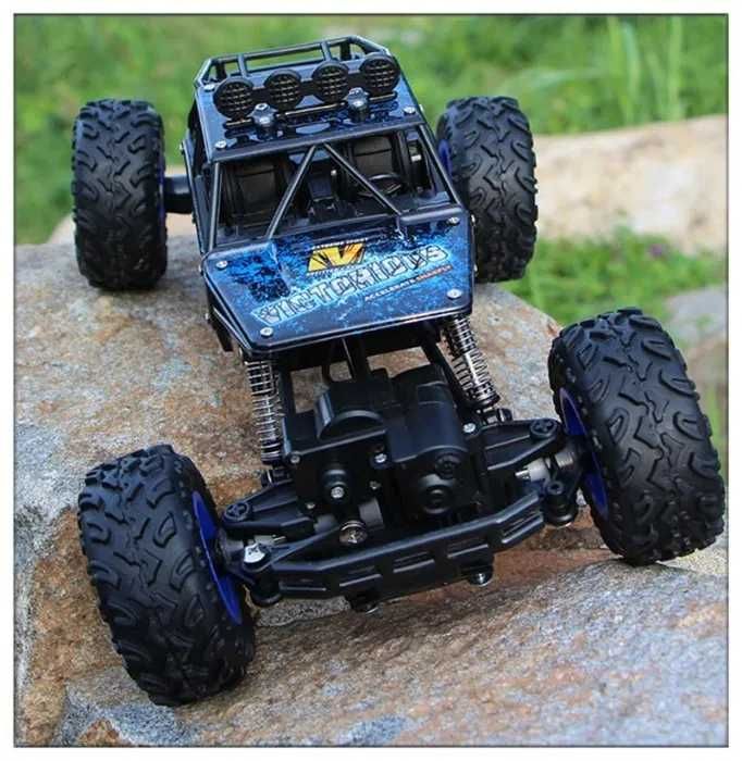 Carro Telecomandado Grande 1:12 Todo-o-Terreno 4x4 com LED NOVO