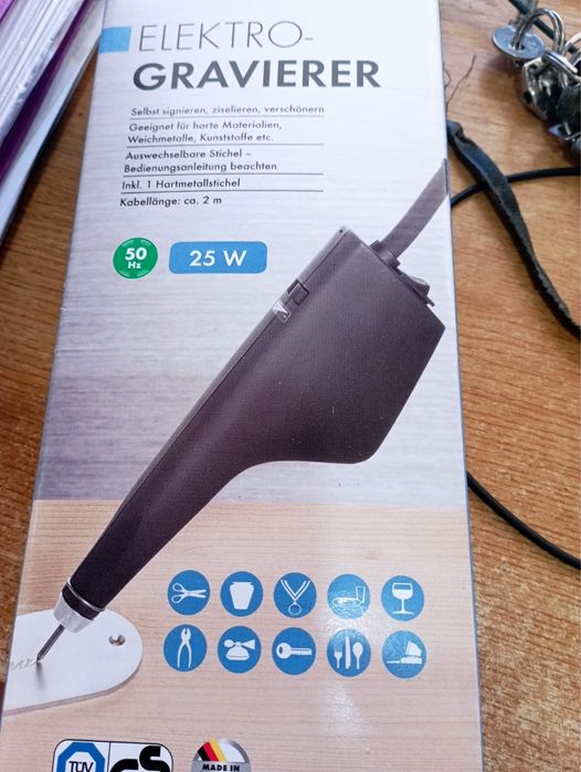 Gravador eléctrico manual