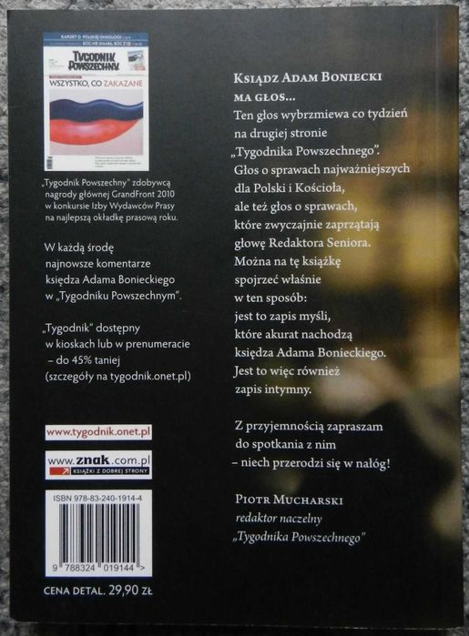 Boniecki Adam ks. - Lepiej palić fajkę niż czarownice