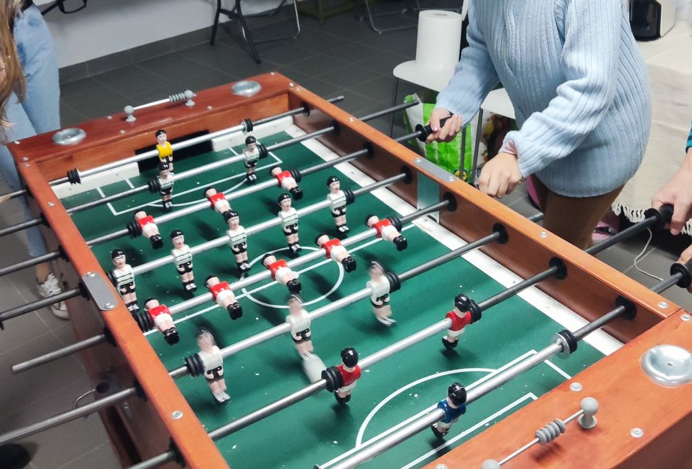 Alga-se table football table as new.64717095806465121