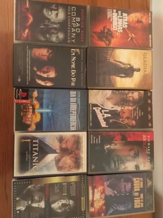 Filmes. Cassetes VHS.