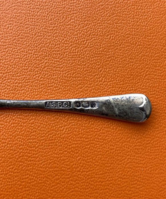 antyk łyżeczka srebro srebrna sterling Shieffield 1938 Anglia