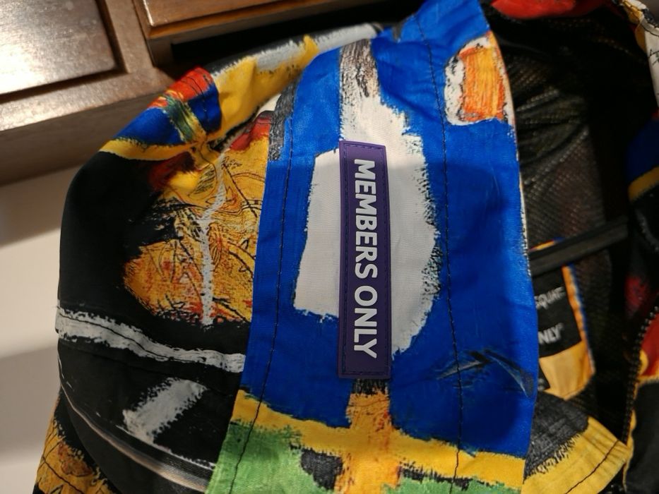 Casaco Windbreaker Members Only x Jean-Michel Basquiat (Tam. M) - Como Novo
