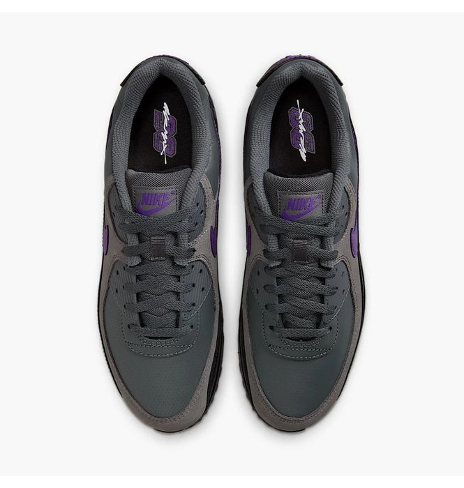 Остання! Розмір 42.5 - Кросівки Nike Air Max 90 (сіро-фіолетові)