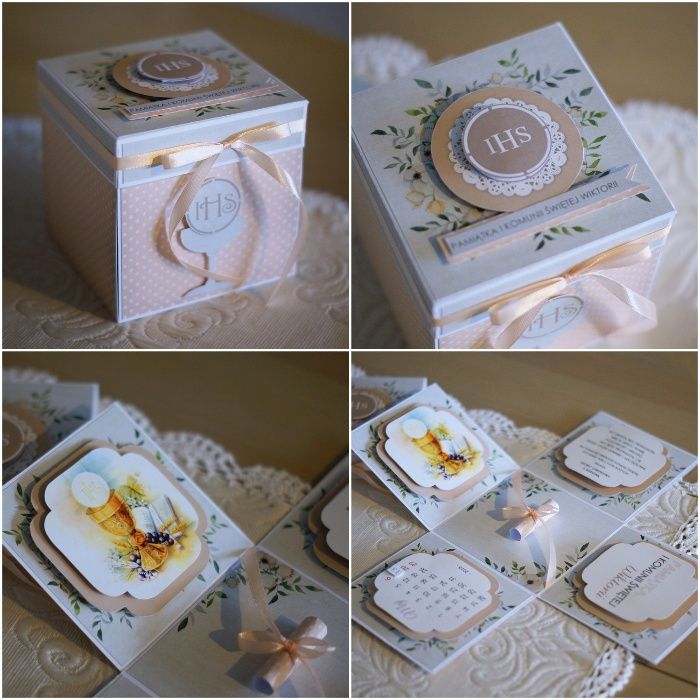 Pamiątka komunii świętej lub na ślub