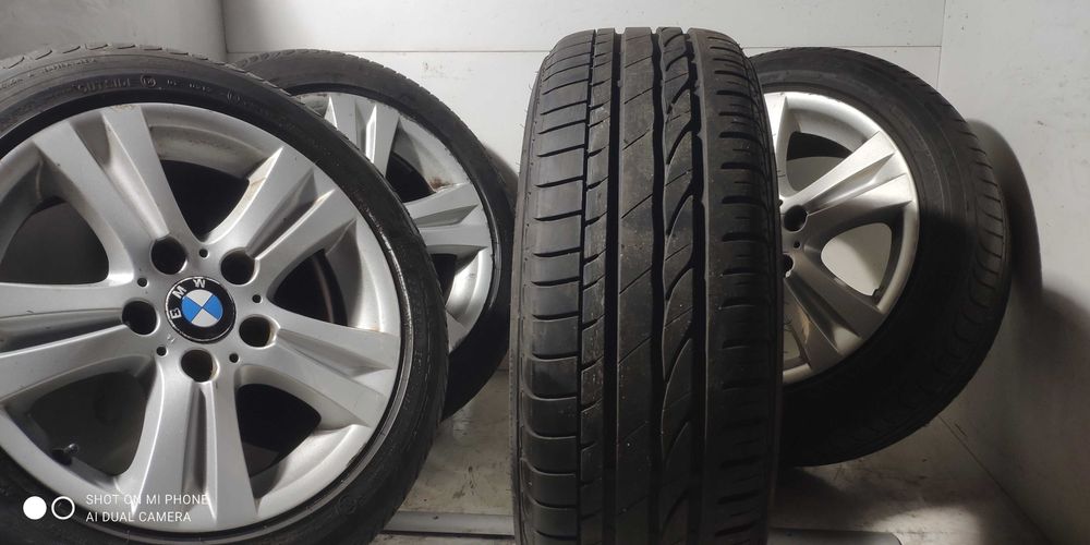 Koła BMW 5x120 alusy 16 lato 195/55R16 BRIDGESTONE opony jak NOWE 4szt