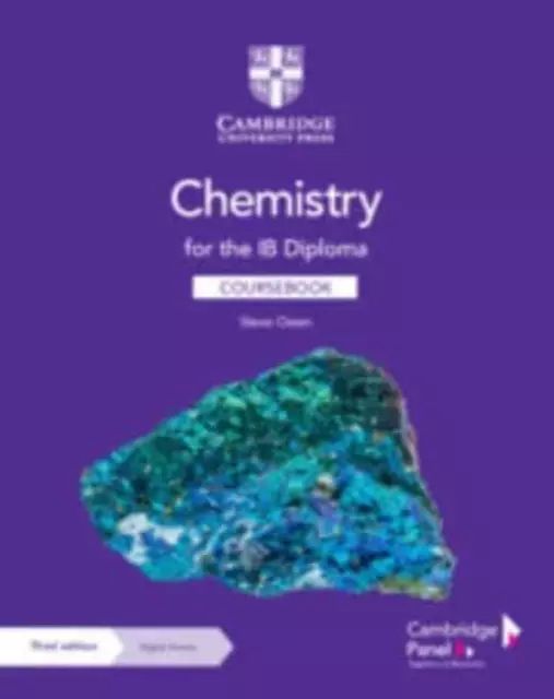 Chemistry For The Ib Diploma. Coursebook With Digital Access (2 Years). 3Rd Edition. Nowy Produkt