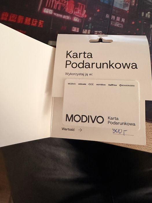 Karta podarunkowa 300 zł MODIVO / eobuwie / CCC / HalfPrice