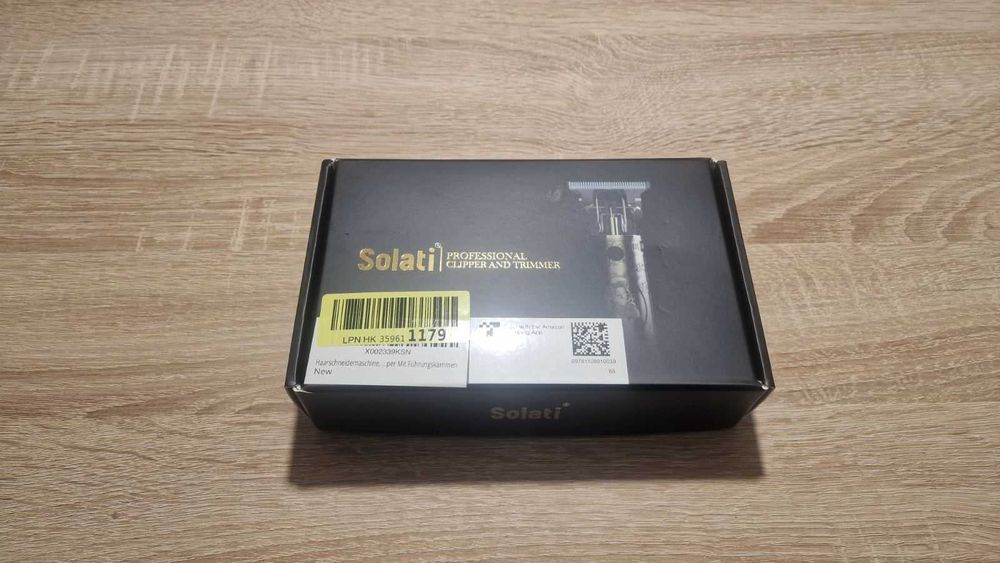 Profesjonalna maszynka do strzyżenia włosów z wyświetlaczem Solati