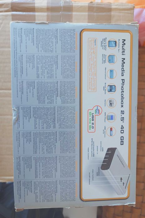 Conceptronic 40 GB Multi Media Photobox 2,5" (novo)