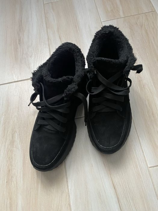 Черевики ботінки замшеві жіночі 41 р