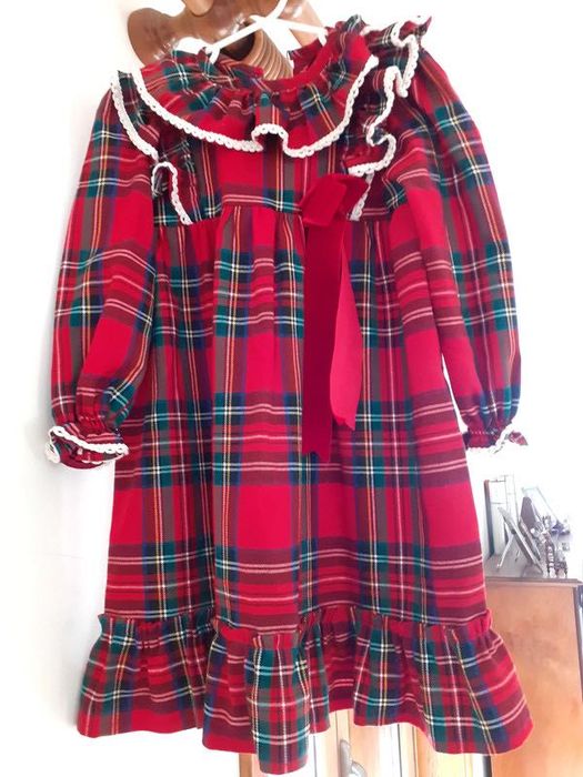 Vestido menina xadrez