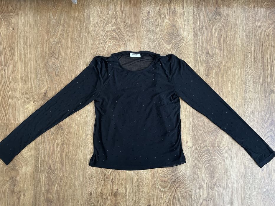 Czarna Bluzka Bluzeczka Kappahl 146/152