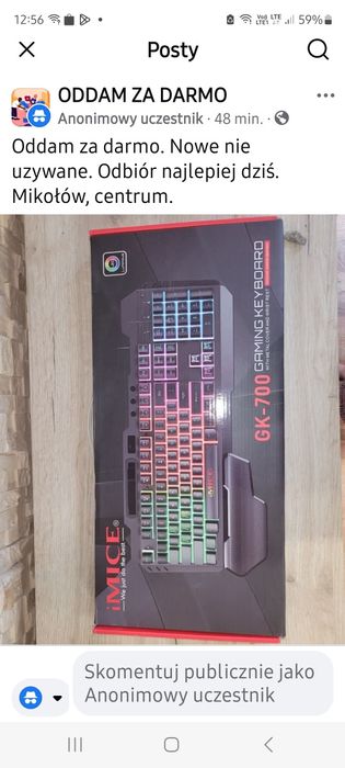 Sprzedam za symboliczna złotówkę. Odbiór osobisty lub wysyłka