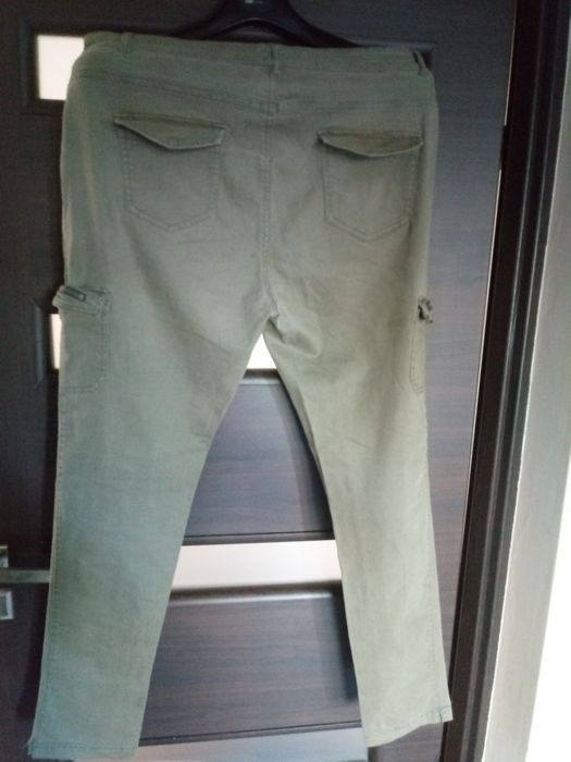 Spodnie Peacocks  bojówki khaki r XL