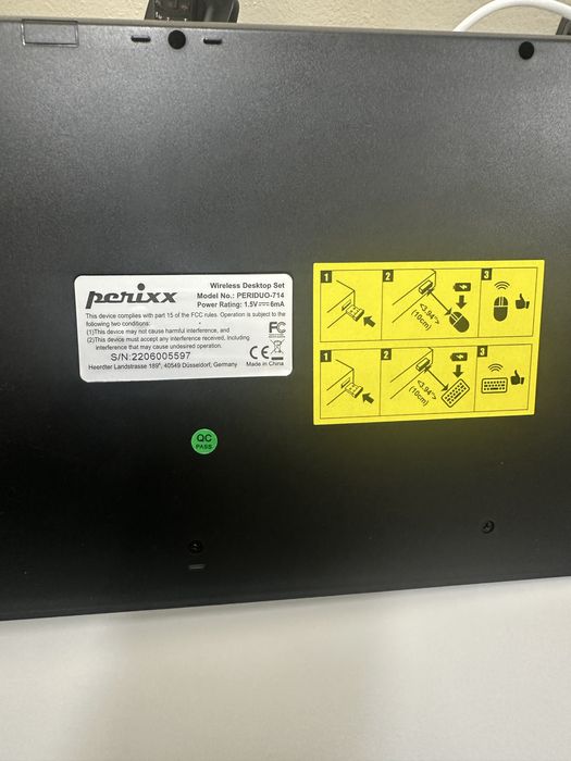 Teclado + Rato Perixx Novos