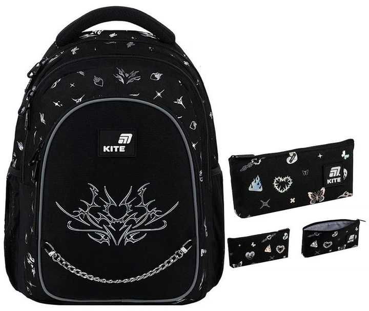 Рюкзак шкільний Kite Education teens Gothic Elegance + пенал