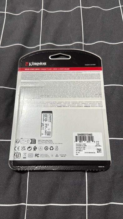 Kingston SSD 240GB (Sealed)64750710722561121