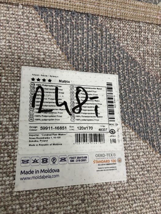 Dywan Moldabela 120x170 stan bdb