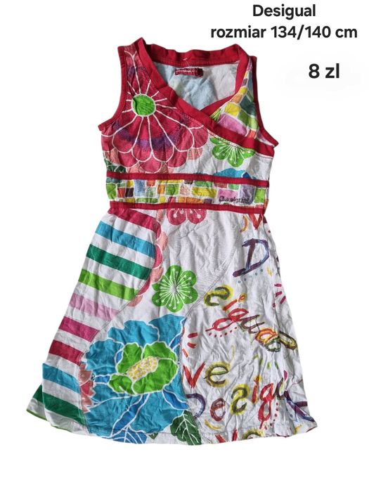 Kolorowa sukienka Desigual Rozmiar 134/140