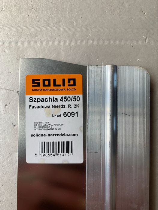 Szpachle fasadowe Solid 450, 550 mm